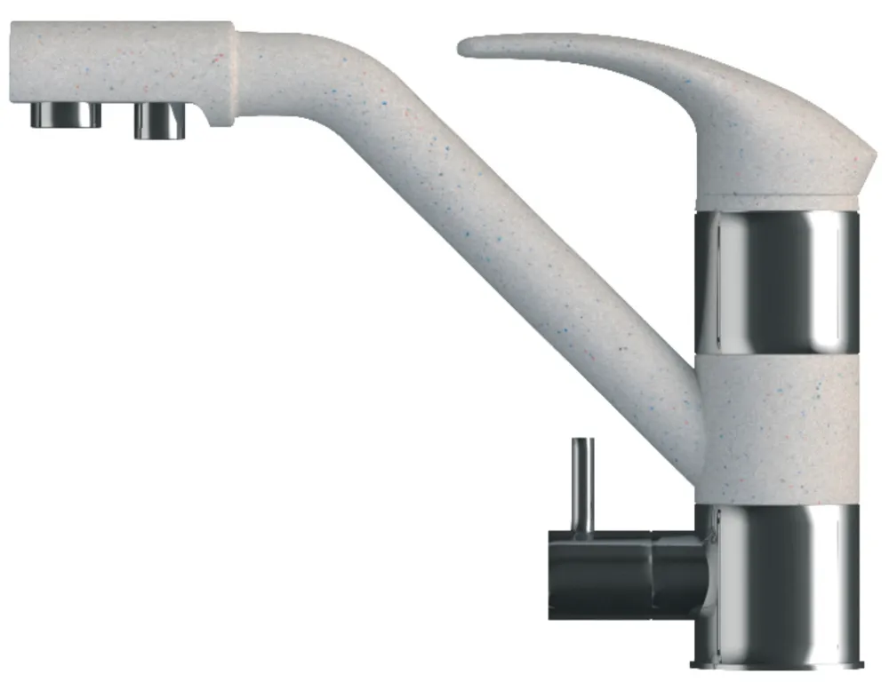 Фото товара: Polygran Дуо, смеситель, серый 14