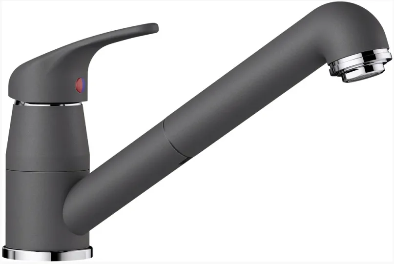 Фото товара: Blanco Daras-S, смеситель, гранит, темная скала