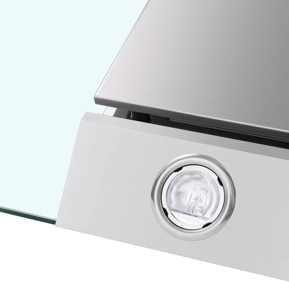 Детальное фото товара: Maunfeld GLORIA 90 нержавеющая сталь/ прозрачное стекло