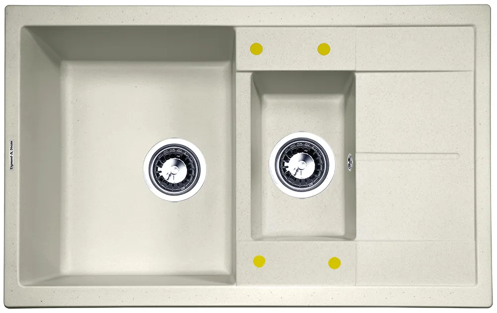 Фото товара: Zigmund & Shtain RECHTECK 780.2, мойка, речной песок