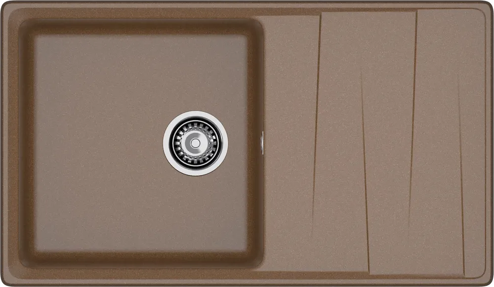 Детальное фото товара: GranFest LEVEL GF-LV-860L, мойка, мрамор, терракот