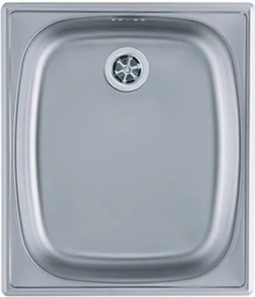 Фото товара: ALVEUS BASIC 10 LEI-60, мойка, нержавеющая сталь лен (в комплекте с сифоном 1011717)