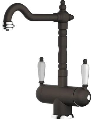 Фото товара: Omoikiri Amagasaki-DC, смеситель, гранит, темный шоколад