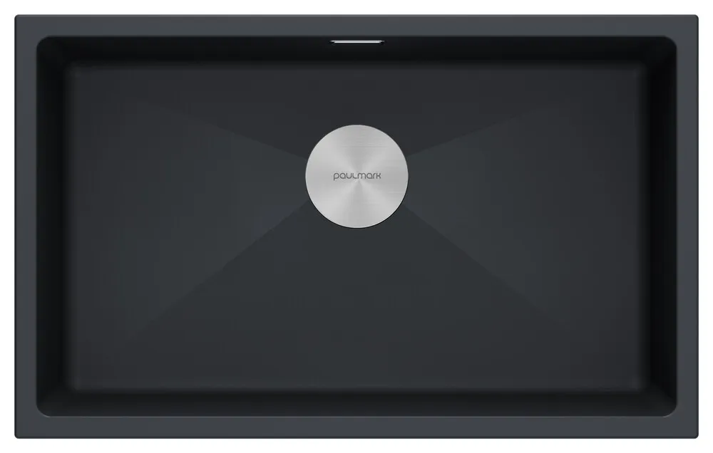 Фото товара: Paulmark LUMI 74UNI, мойка, гранит, антрацит