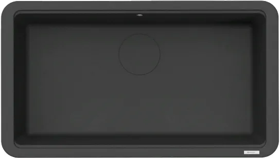 Фото товара: Omoikiri Tarento 83-BL, мойка, гранит, черный
