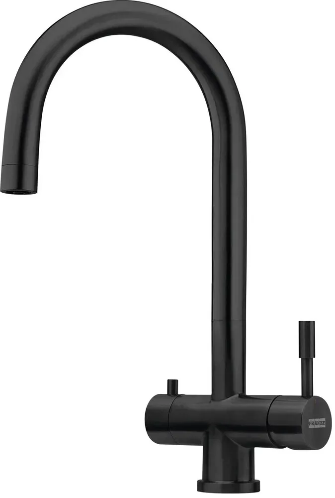 Детальное фото товара: Franke EOS Clear Water сталь PVD, смеситель, черный матовый