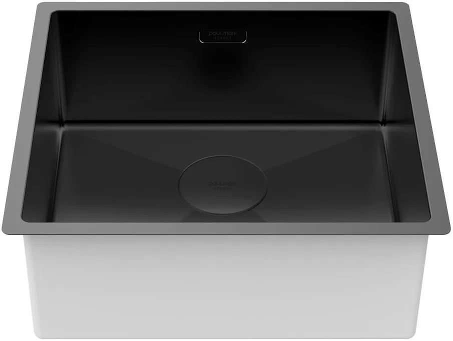 Детальное фото товара: Paulmark NEXT 48 UNI, мойка, нержавеющая сталь, матовый черный
