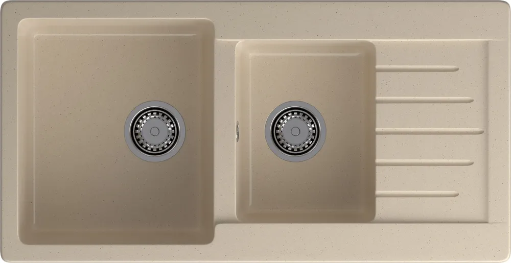 Фото товара: GranFest PRACTIK GF-P-980 KL, мойка, мрамор, кашемир