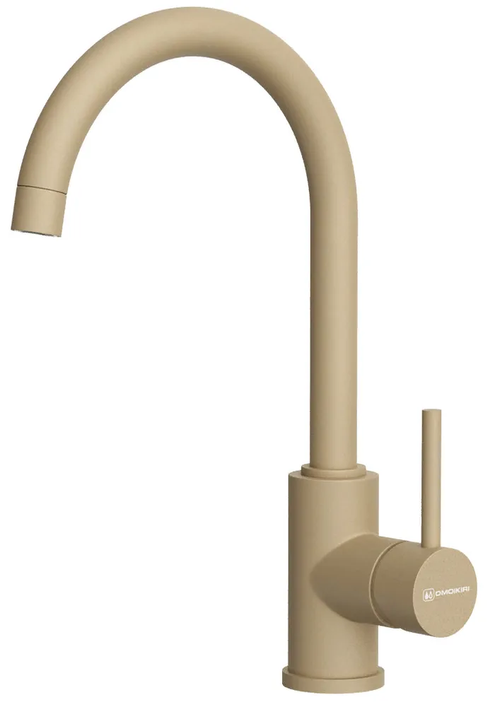 Фото товара: Omoikiri Shinagawa-P-CH, смеситель, гранит, шампань