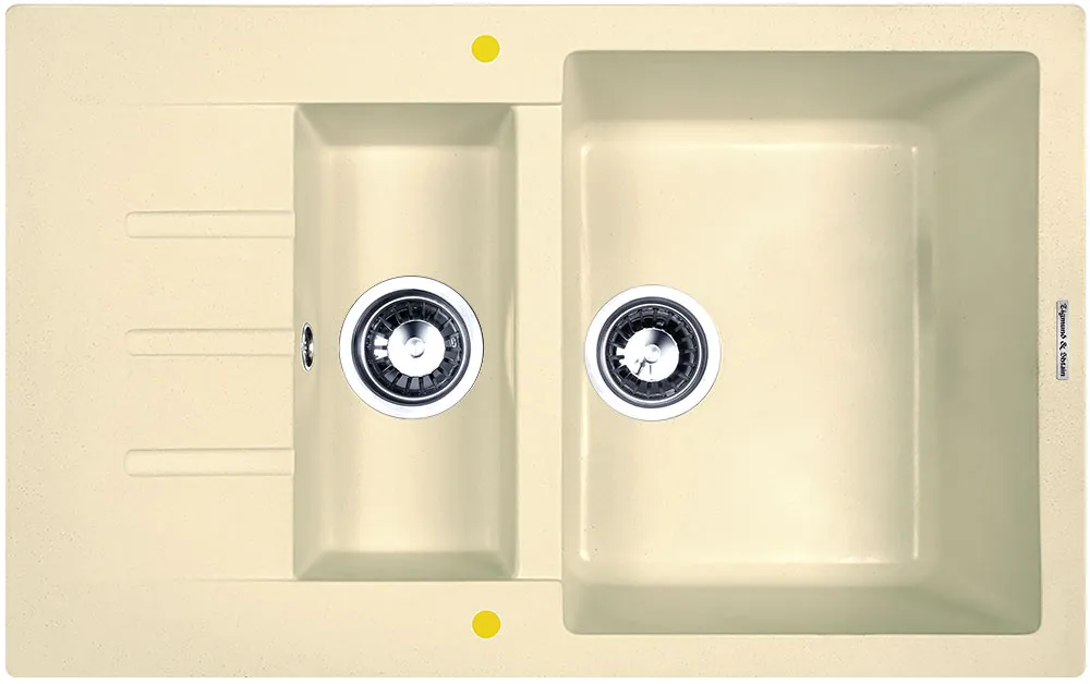 Детальное фото товара: Zigmund & Shtain RECHTECK 775.2, мойка, молодое шампанское  