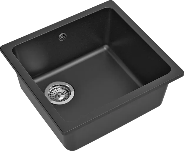Детальное фото товара: Rivelato BERKANA BK-45 antracite, мойка, гранит, антрацит