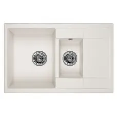 Фото товара: GRANULA 7802 мойка, гранит, арктик (белый)