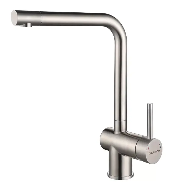 Фото товара: Paulmark SPRING, смеситель, брашированная сталь