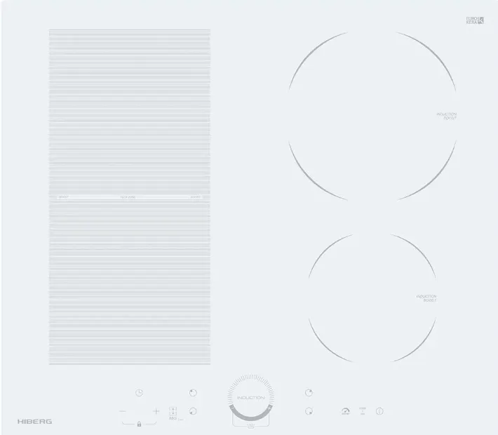 Фото товара: HIBERG i-MS 6049 W индукционная поверхность