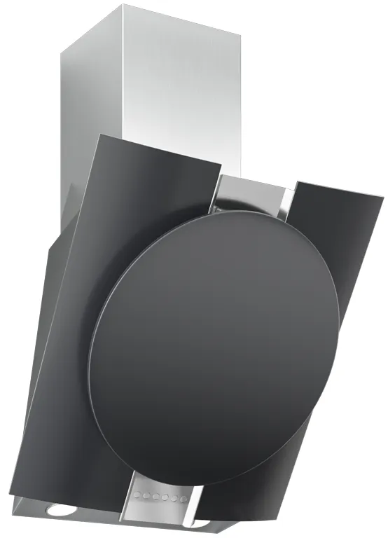 Детальное фото товара: Elikor Графит 80Н-700-Э4Д нерж/стекло черное