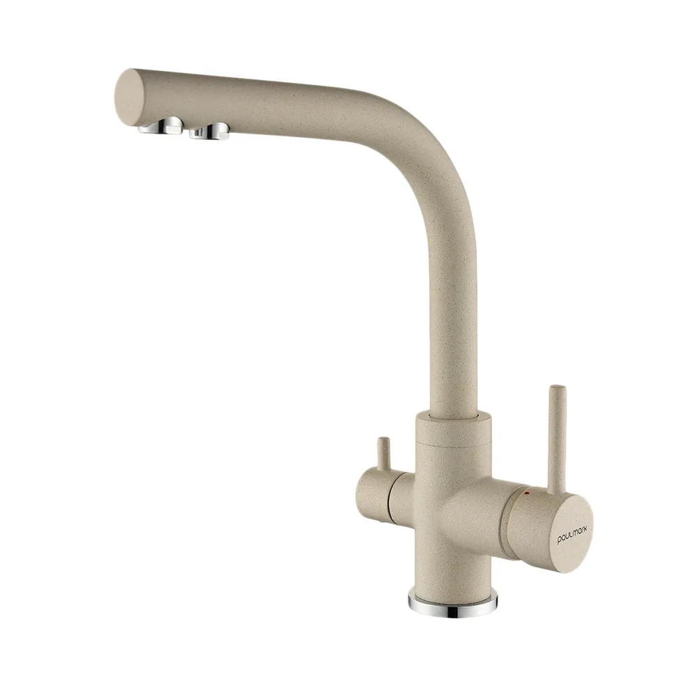 Фото товара: Paulmark ESSEN, смеситель, гранит, бежевый