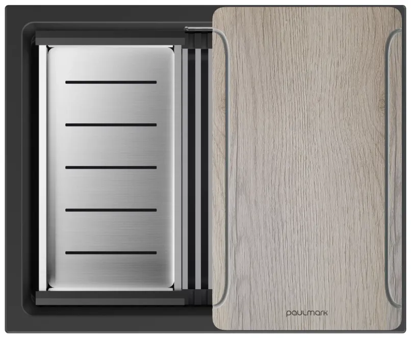 Фото товара: Paulmark LUMI-MULTI SINK 55, мойка, гранит, антрацит