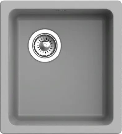 Фото товара: Ewigstein EW-3540, мойка, гранит, серый металлик