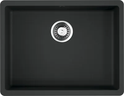 Детальное фото товара: Omoikiri Kata 54-U-BL, мойка, гранит, черный
