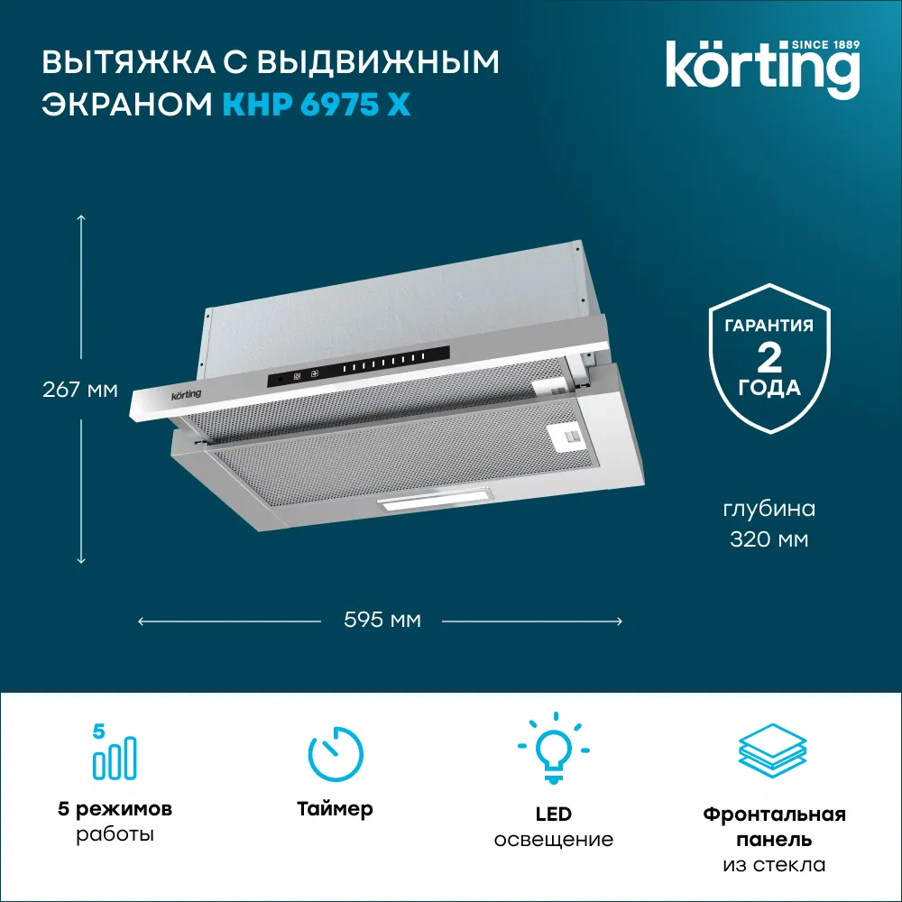 Детальное фото товара: Korting KHP 6975 X