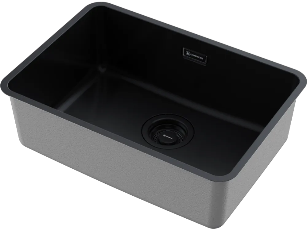 Детальное фото товара: Omoikiri Omi 53-U/I-GB Ultra Mini, мойка, нержавеющая сталь/графит
