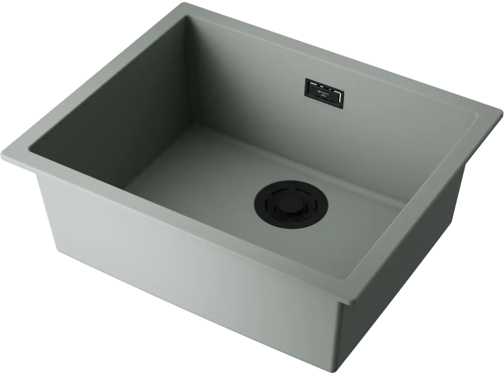 Детальное фото товара: Omoikiri Yamakawa 55-U/I-WG, мойка, керамика, wind green