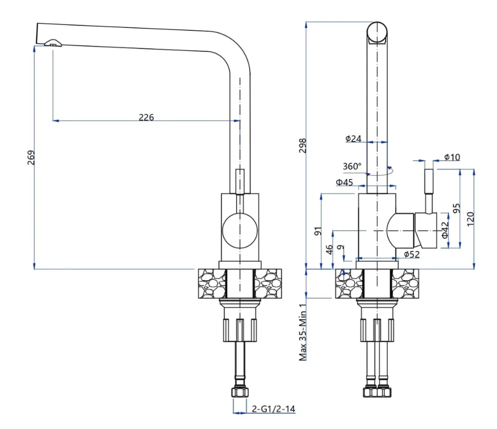 Схема встраивания