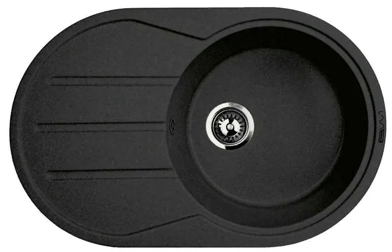 Фото товара: LAVA E.2 BASALT, мойка, гранит, черный