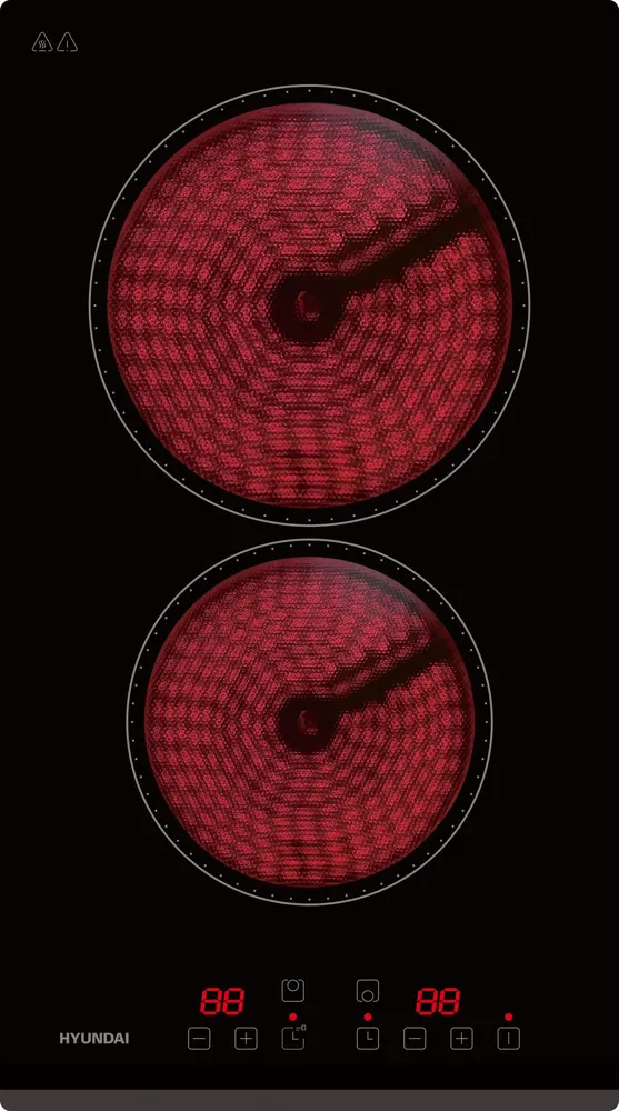 Фото товара: Hyundai HHE 3251 BG стеклокерамическая поверхность