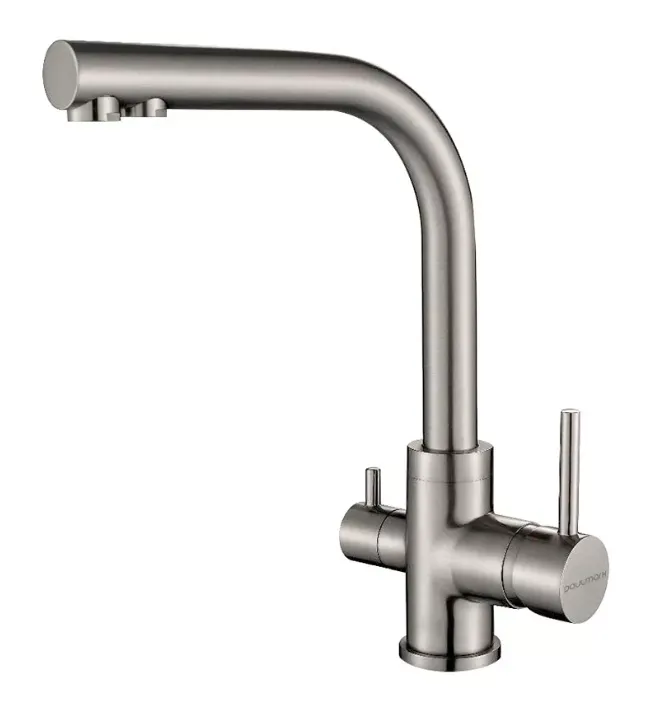 Фото товара: Paulmark ESSEN, смеситель, брашированная сталь