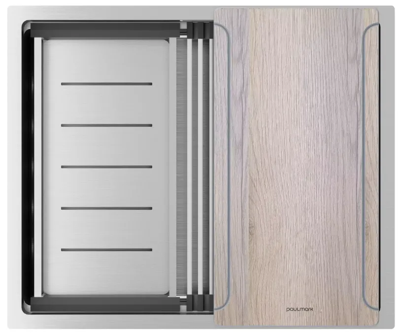 Детальное фото товара: Paulmark NEXT-MULTI SINK 54-L UNI, мойка, нержавеющая сталь брашированная