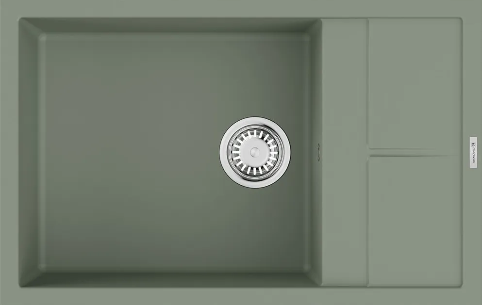 Фото товара: Omoikiri Sumi 78A-LB-WG, мойка, керамика, ветреный зеленый