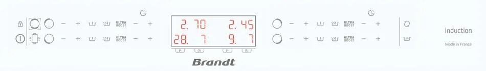 Детальное фото товара: Brandt BPI264HSW индукционная поверхность