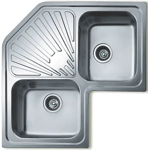 Фото товара: Teka ANGULAR 2B POLISHED, мойка, нержавеющая сталь полированная