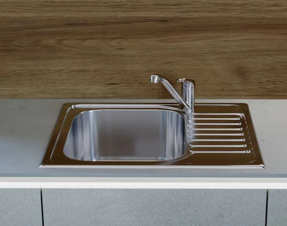 Детальное фото товара: Omoikiri Kashiogawa 60-IN, мойка, нерж. сталь, оборачиваемая