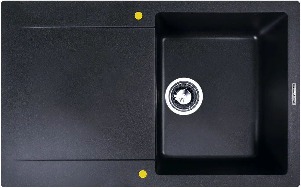 Фото товара: Zigmund & Shtain RECHTECK 775, мойка, темная скала