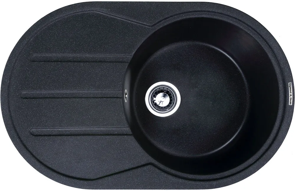 Фото товара: Zigmund & Shtain KREIS OV 770B, мойка, темная скала