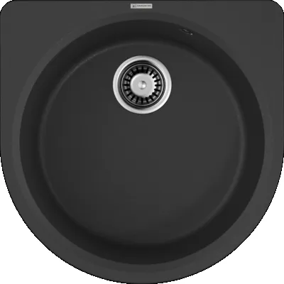 Фото товара: Omoikiri Akegata 51-BL, мойка, гранит, черный