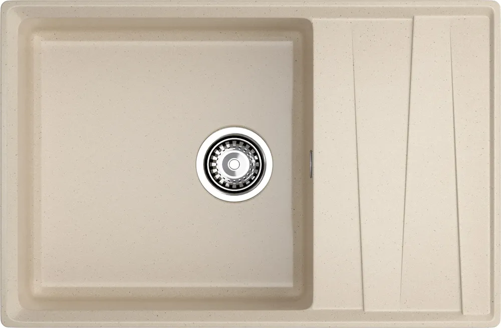 Детальное фото товара: GranFest LEVEL GF-LV-760L, мойка, мрамор, кашемир