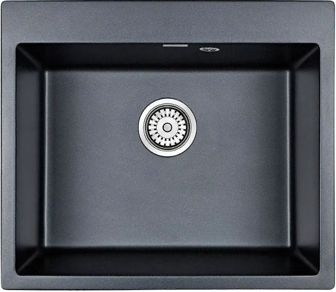 Детальное фото товара: Paulmark KANTE 60, мойка, гранит, черный металлик