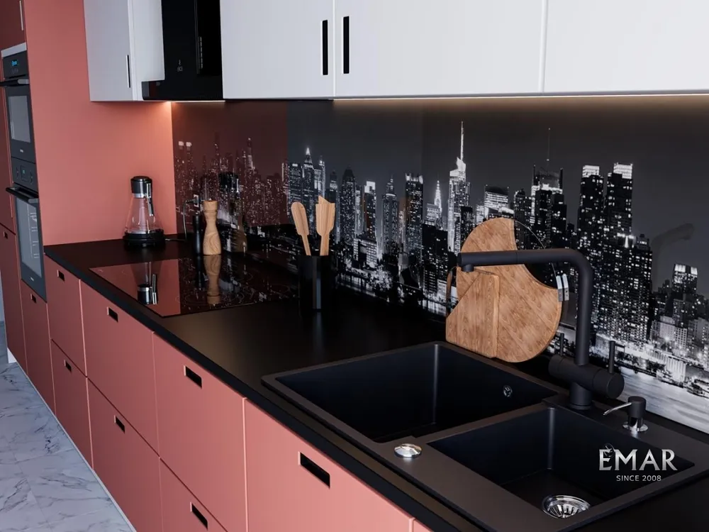 Детальное фото товара: Emar EMQ-2800.Q, мойка, гранит, оникс