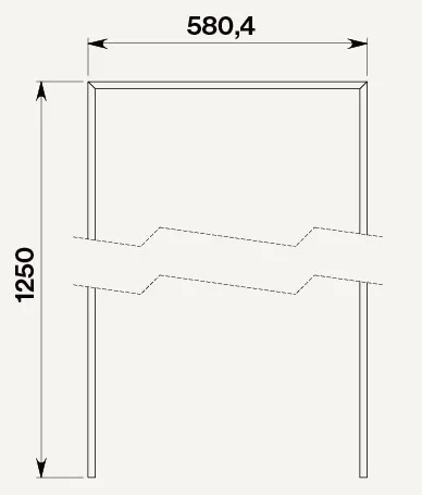 Детальное фото товара: Falmec комплект для удлинения EUROPA ISOLA 175 BLACK