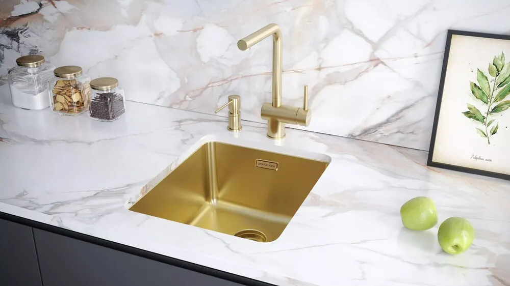 Детальное фото товара: Paulmark SPRING, смеситель, светлое золото