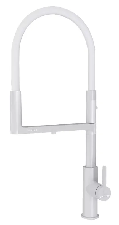 Фото товара: Paulmark TORNADO, смеситель, белый матовый