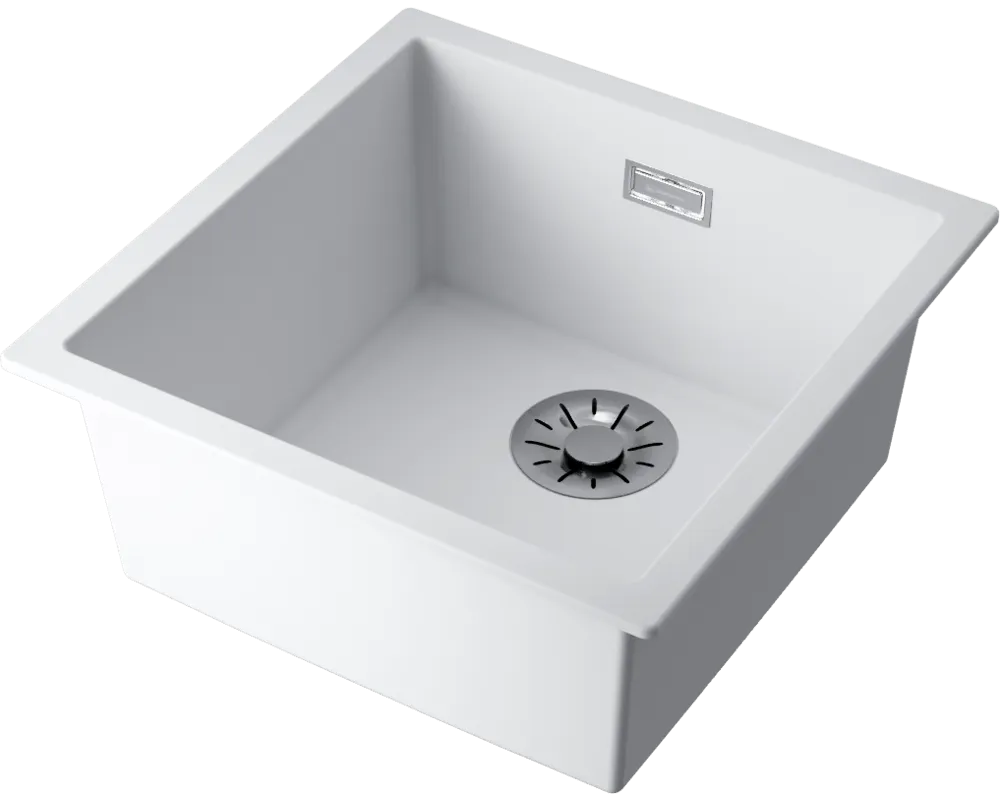 Детальное фото товара: Omoikiri Yamakawa 45-U/I-WH, мойка, керамика, белый
