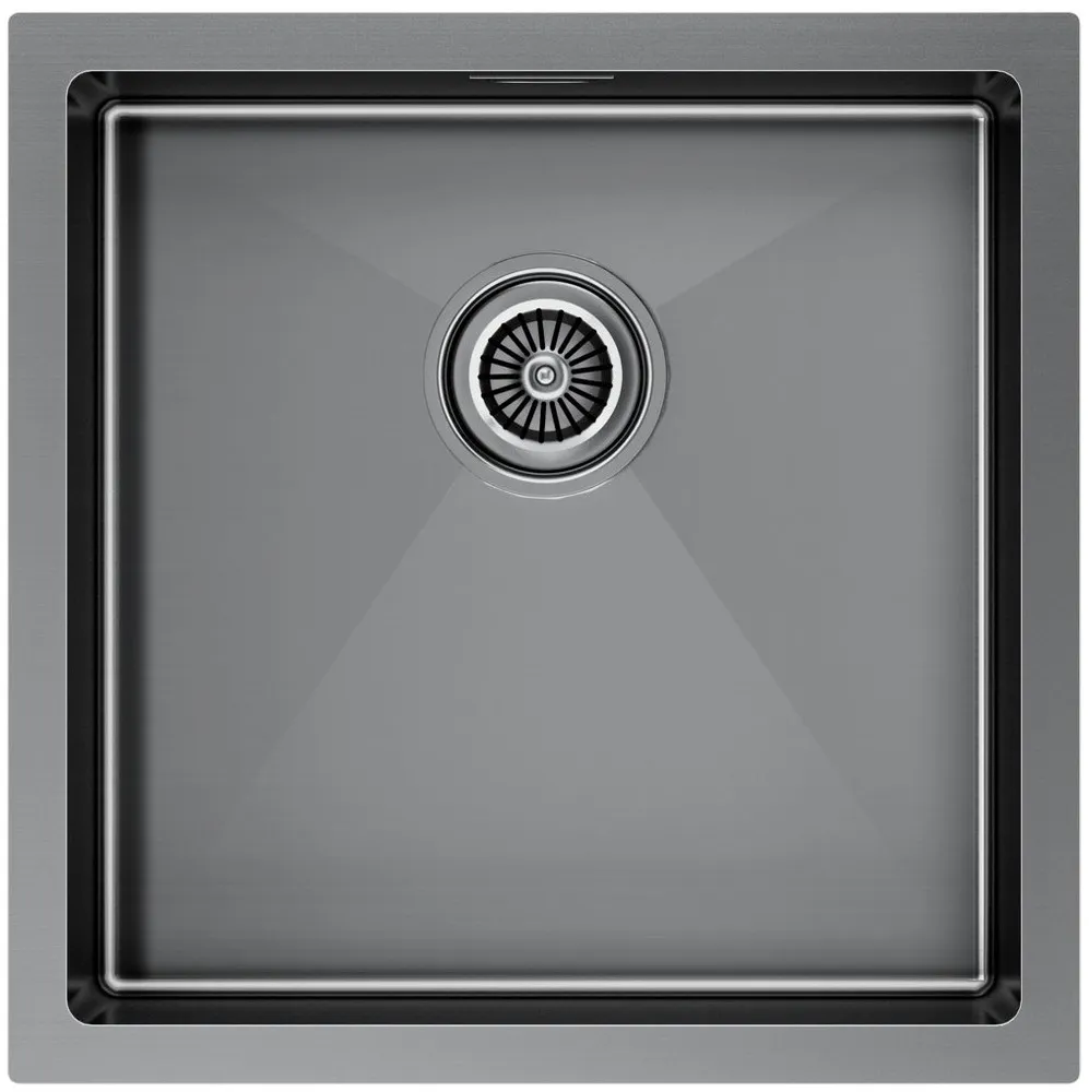 Фото товара: Paulmark GERBERG 44 UNI, мойка, нержавеющая сталь, вороненая сталь