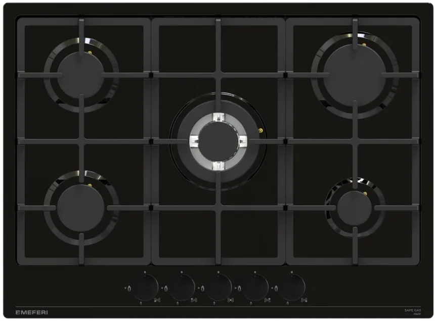 Фото товара: MEFERI MGH705BK POWER газовая поверхность