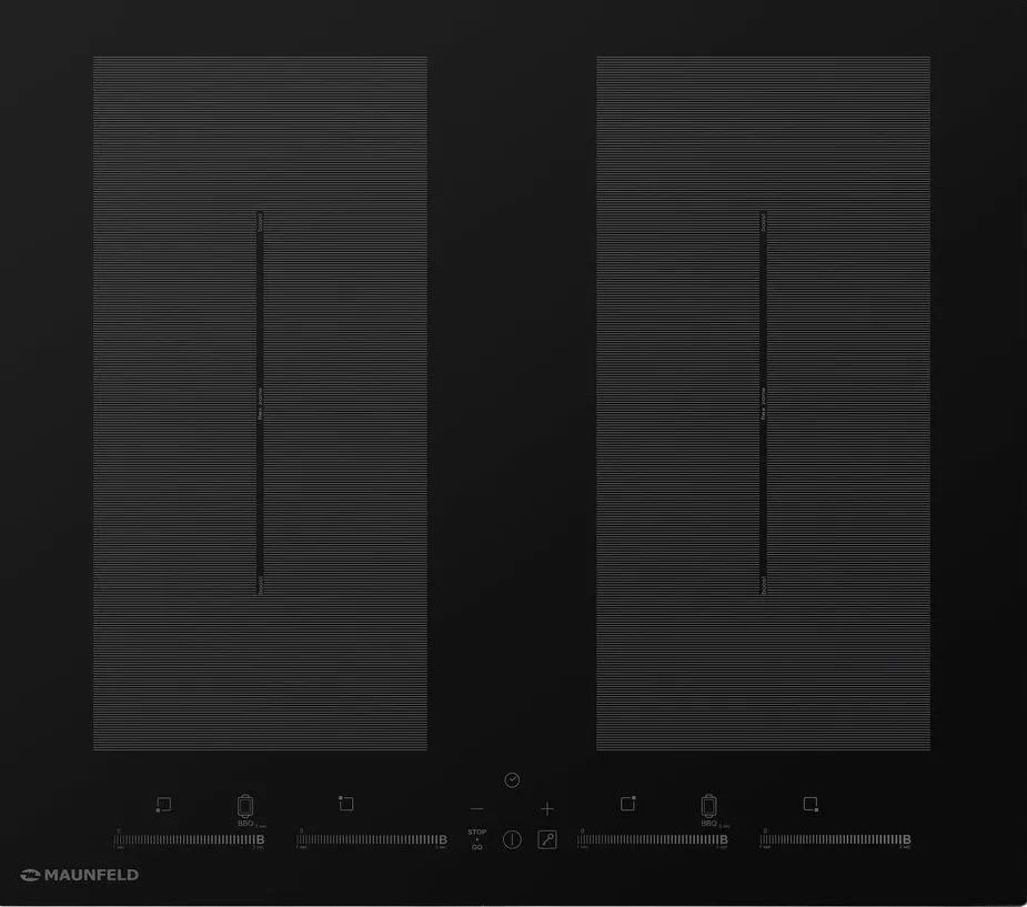 Фото товара: Maunfeld EVI.594.FL2(S)-BK индукционная поверхность