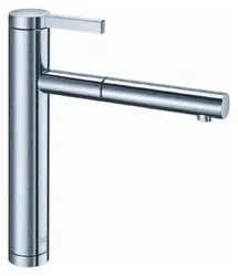 Фото товара: Blanco Linee-S, смеситель, нержавеющая сталь матовая полировка