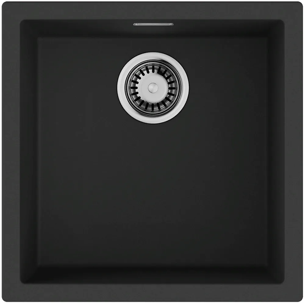 Детальное фото товара: Omoikiri Yamakawa 45T-U/I-BL, мойка, гранит, черный